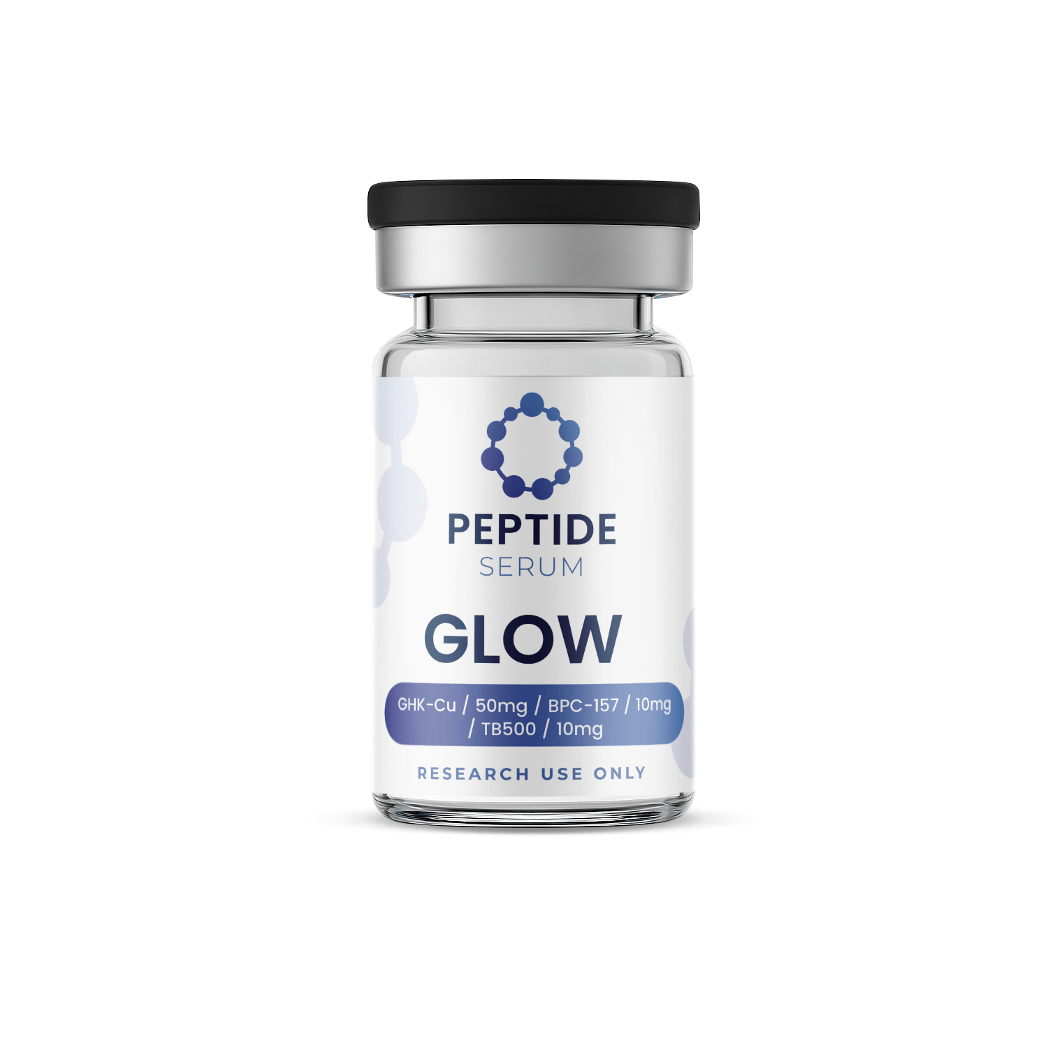 GLOW GHK-Cu (50mg) / BPC-157 (10mg) / TB500 (10mg)